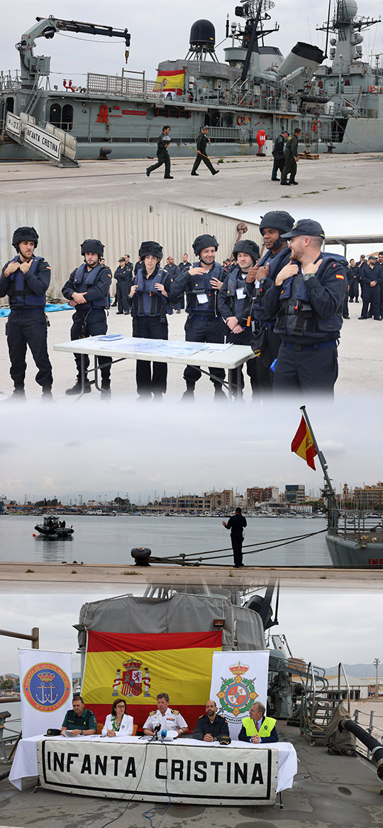 La Armada elige el puerto de Castellón para un simulacro se seguridad marítima