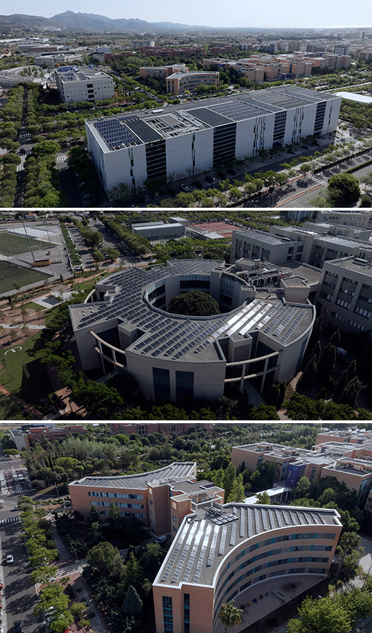 La UJI amplía la red de parques solares para autoconsumo con nuevas instalaciones en las cubiertas de tres edificios La UJI amplía la red de parques solares para autoconsumo con nuevas instalaciones en las cubiertas de tres edificios