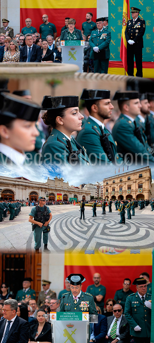 La plaza Mayor acoge por primera vez los actos con motivo de la celebración de la patrona de la Guardia Civil en el marco del 180 aniversario de la fundación del cuerpo La plaza Mayor acoge por primera vez los actos con motivo de la celebración de la patrona de la Guardia Civil en el marco del 180 aniversario de la fundación del cuerpo