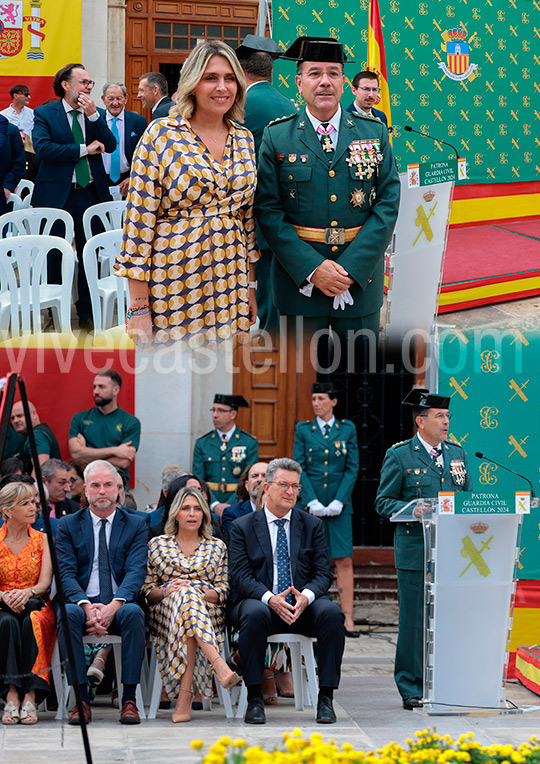 Celebración en Castellón de la patrona de la Guardia Civil