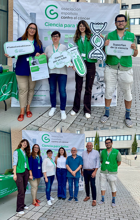 La Asociación Española Contra el Cáncer traslada al alumnado de la UJI el trabajo de la fundación científica en el Día Mundial de la investigación en cáncer 