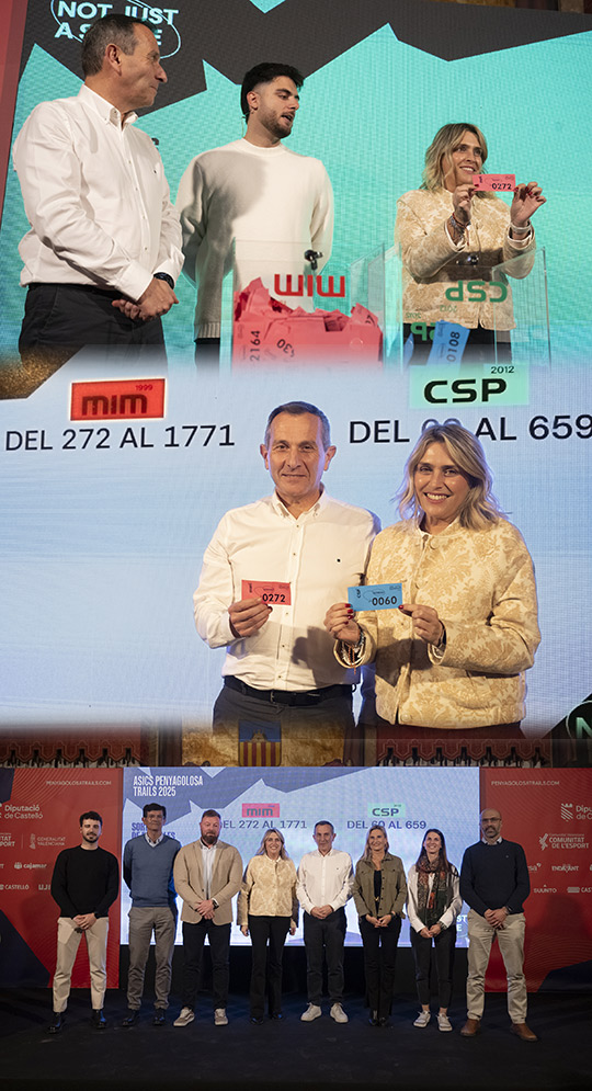 Sorteo de dorsales de la ASICS Penyagolosa Trails 