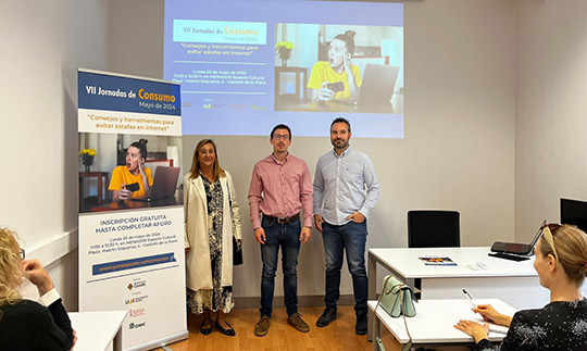 La concejalía de Comercio y Consumo clausura las VII Jornadas de Consumo con un taller práctico sobre las estafas en internet 