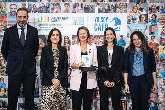 Begoña Carrasco reafirma el compromiso del Ayuntamiento de Castellón con la Cátedra de Actividad Física y Oncología 'Fundación José Soriano Ramos'