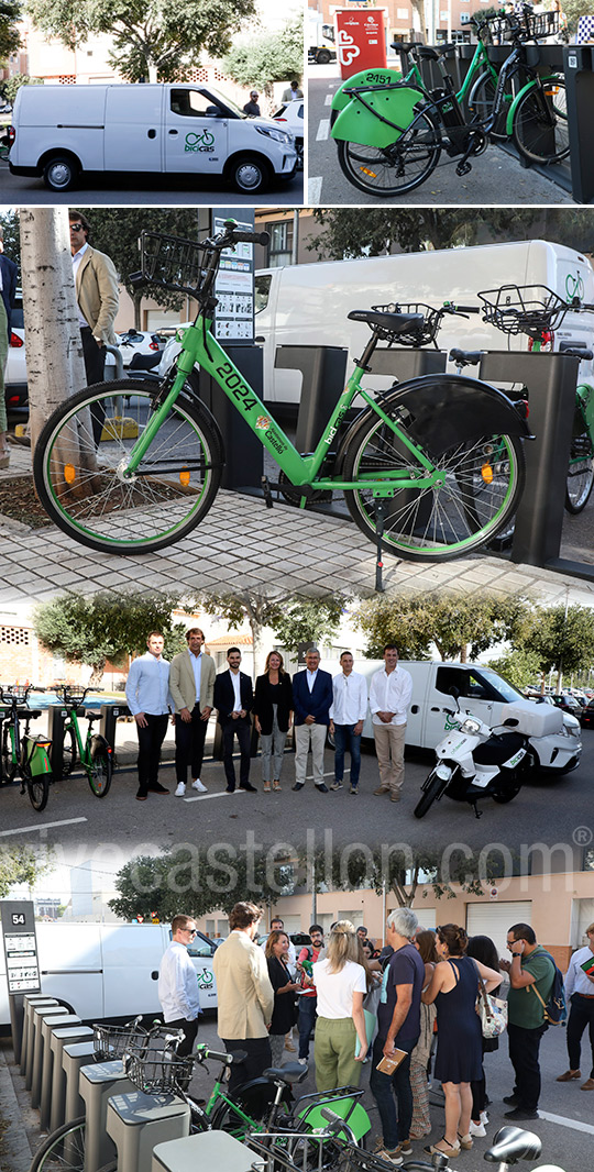 Begoña Carrasco presenta la renovación del servicio del Bicicas que instalará 60 bases modulares y pondrá en la calle 500 nuevas bicicletas antes de finalizar el año 