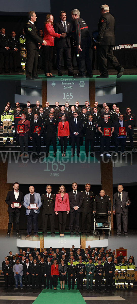 El gobierno municipal celebra el 165 aniversario de la fundación de la Compañía de Bomberos de Castellón