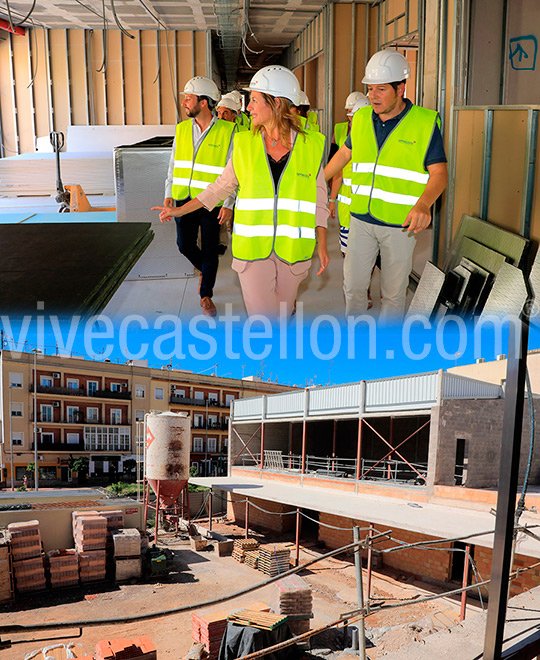 Visita a las obras del nuevo CEIP Mestre Canós