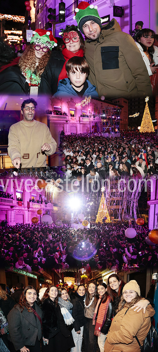 Más de 8.000 castellonenses disfrutaron de la Gala de Nochevieja en la Puerta del Sol Más de 8.000 castellonenses disfrutaron de la Gala de Nochevieja en la Puerta del Sol