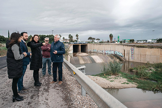 Castellón iniciará mañana la limpieza del cauce del Riu Sec, el Barranco del Sol y el Barranquet 