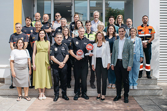 La Policía Local agradece a los agentes, colectivos y entidades colaboradoras su trabajo en materia de seguridad vial con el que han obtenido un reconocimiento a nivel nacional