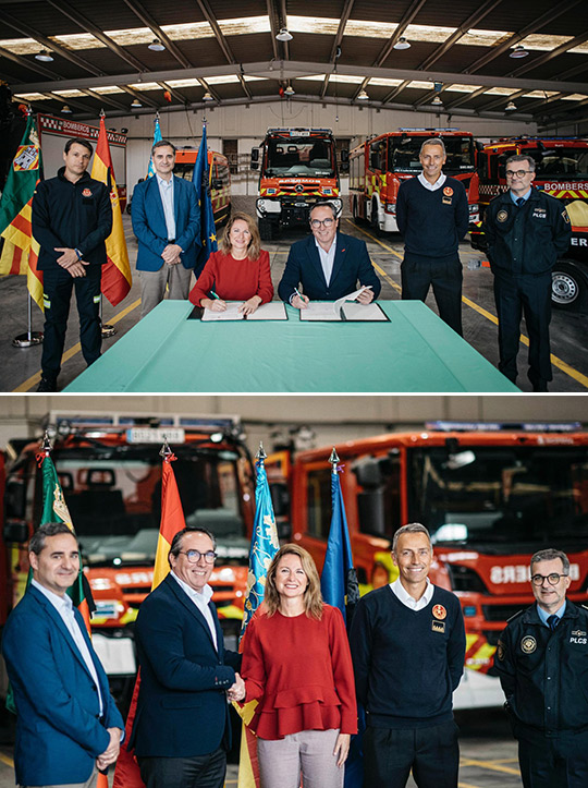 Ayuntamiento de Castellón y Autoridad Portuaria firman un nuevo convenio para reforzar la seguridad y la capacidad de respuesta ante casos de emergencia