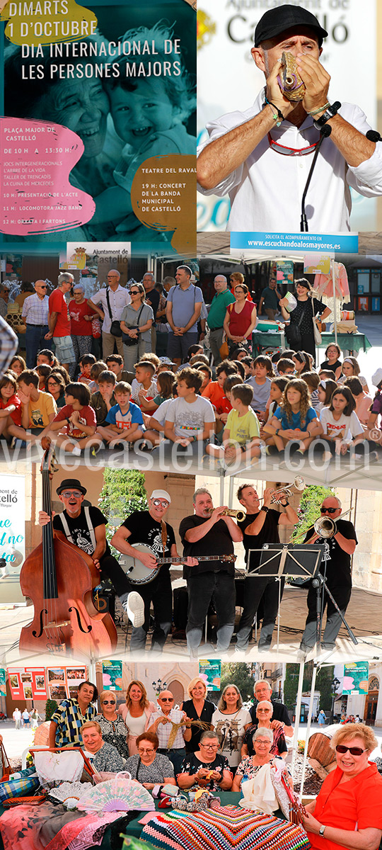 Castellón celebra el Día Internacional de las Personas Mayores con el compromiso de aprobar el I Plan Municipal de Mayores a final de año