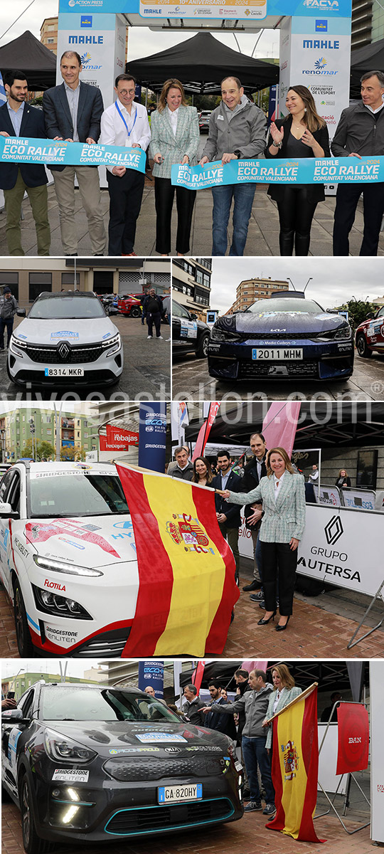 Los participantes del MAHLE Eco Rallye de la Comunitat Valenciana afrontan su primera etapa