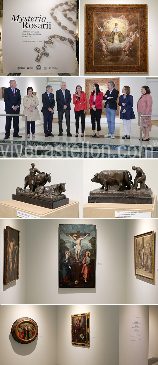 La alcaldesa inaugura la exposición “Mysteria Rosarii” en la Sala San Miguel 