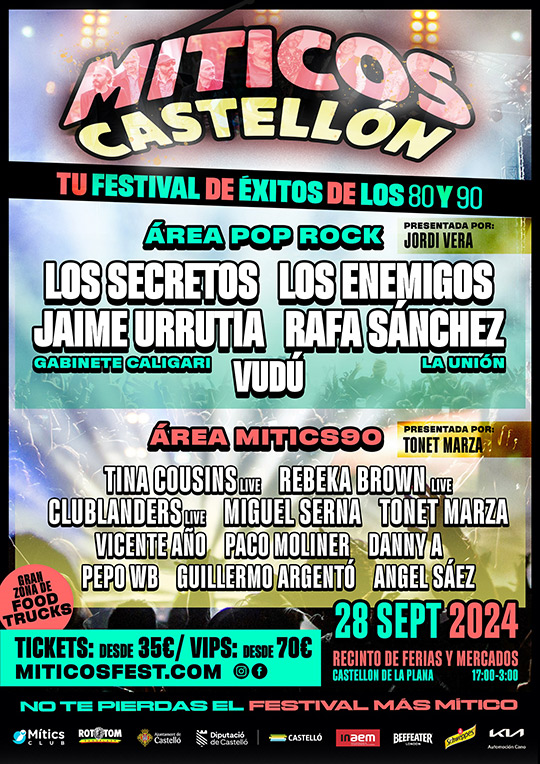 Nuevo escenario remember en el festival Míticos Castellón