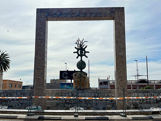 Portcastelló comienza las obras de remodelación de la fuente del Centenario Portcastelló comienza las obras de remodelación de la fuente del Centenario
