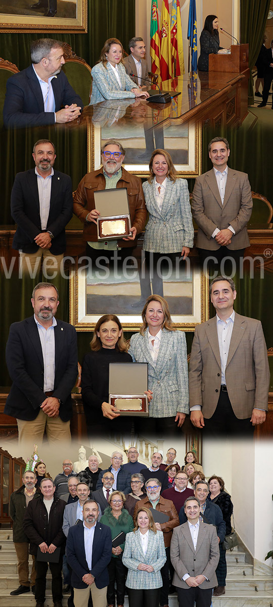 El Salón de Plenos acoge un homenaje especial a los funcionarios del consistorio jubilados en el último año 