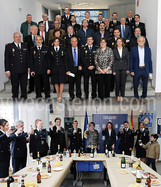 Acto de homenaje a los agentes jubilados del Cuerpo Nacional de Policía