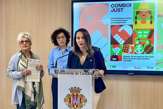 Castellón celebrará el 18 de mayo por la tarde el Día del Comercio Justo con actividades para todos los públicos en la plaza Huerto Sogueros 