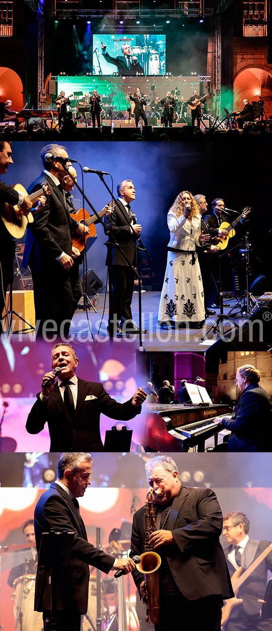  Un espectacular concierto en la Plaza Mayor celebra el 40 aniversario del grupo Jacaranda 