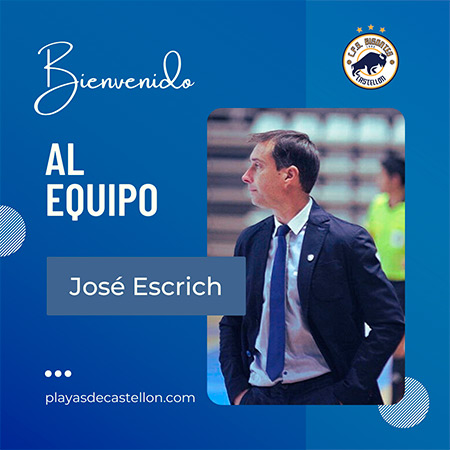 José Escrich, nuevo técnico de Bisontes Playas de Castellón