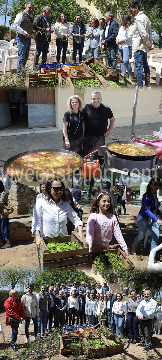 Begoña Carrasco participa en la tradicional  “Enramà” para la Mare de Déu del Lledó