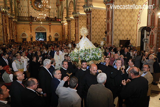 Peregrinaje de la Mare de Déu del Lledó por las parroquias y los barrios de Castellón