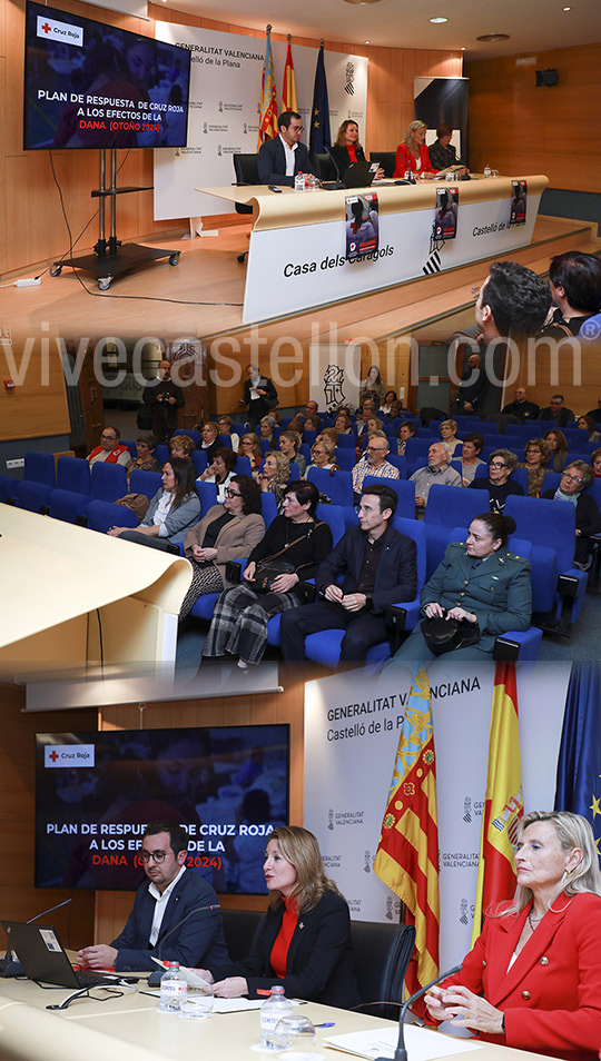 Carrasco participa en el presentación del “Día de la Banderita” de Cruz Roja que recogerá donativos para asistir a la población infantil y jóvenes afectados por la DANA en Valencia