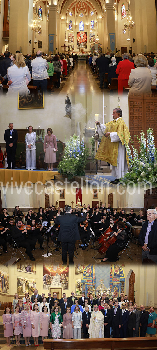 La alcaldesa de Castellón asiste a la solemne misa del día de la Fiesta Principal de la Mare de Déu del Lledó en la Concatedral de Santa María