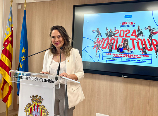 Hurtado: “Con las leyendas del baloncesto mundial, los Harlem Globetrotters, situamos a Castellón a la altura de las grandes capitales”