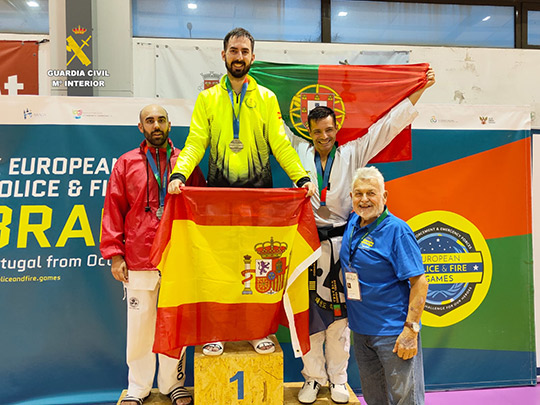 Un Cabo 1º de la Guardia Civil de Segorbe  gana la Medalla de Oro de Taekwondo en los  Juegos Europeos de Policías y Bomberos 