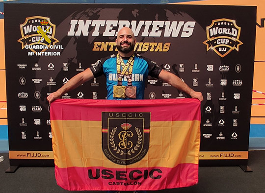 Un Guardia Civil destinado en la USECIC Castellón conquista el pódium en el World Cup FIJJD BJJ 2024 Un Guardia Civil destinado en la USECIC Castellón conquista el pódium en el World Cup FIJJD BJJ 2024
