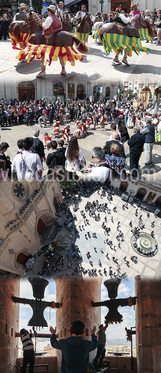 Decenas de niños participan en un multitudinario ‘Pregonet’ en honor a la Mare de Déu del Lledó