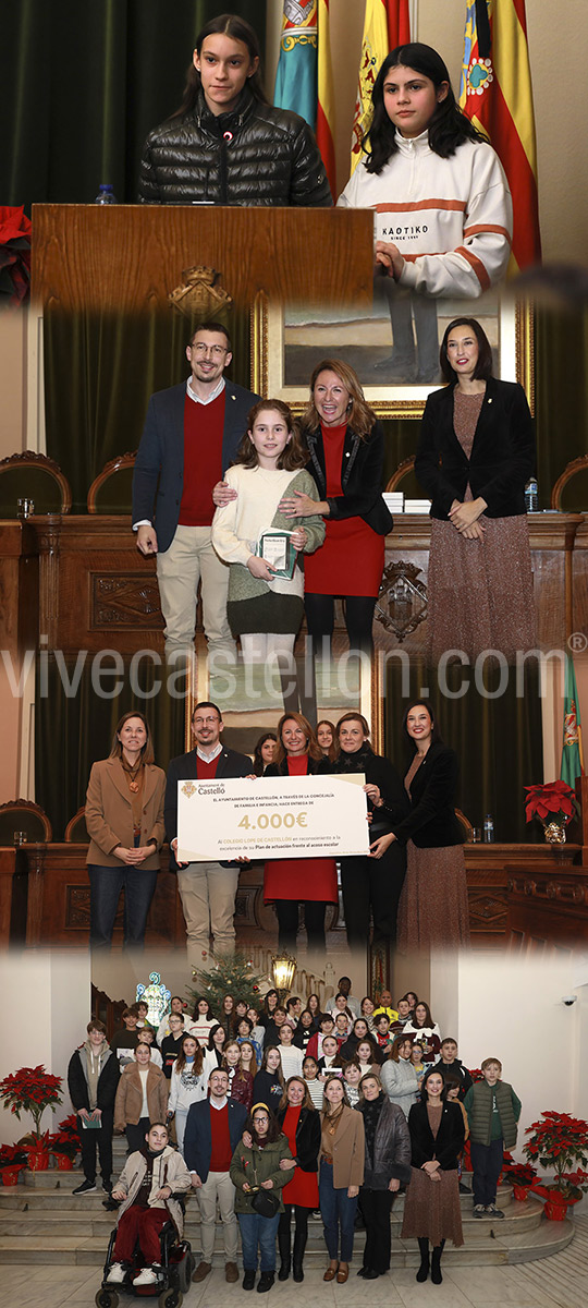Castellón premia con 4.000 euros al colegio Lope para implementar un plan integral contra el acoso escolar 