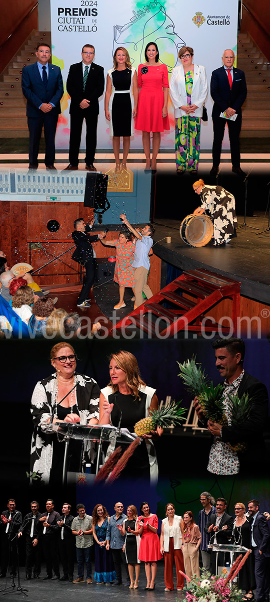 Begoña Carrasco reivindica una cultura sin complejos y basada en el talento y la capacidad de superación en la gala de los Premios ‘Ciutat de Castelló’ 2024 