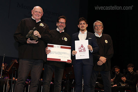 XIV Premios Moros d´Alqueria 2024, Premio de Música para instrumentos de Banda, para Adrián Vera Algarra