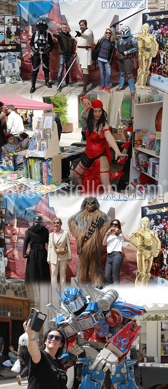 El VI Salón del Cómic llenó de vida la plaza Mayor de Castellón