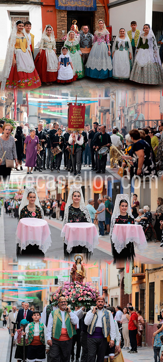 Misa y Procesión en honor a Santa Bárbara en Castellón Misa y Procesión en honor a Santa Bárbara en Castellón