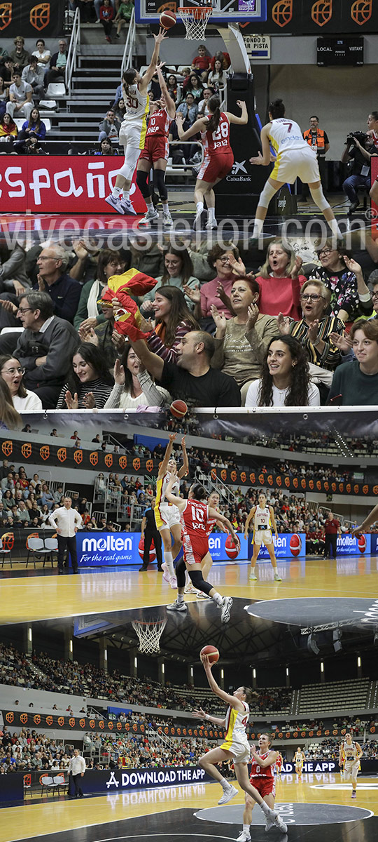 Victoria de España frente a Croacia por 78-62