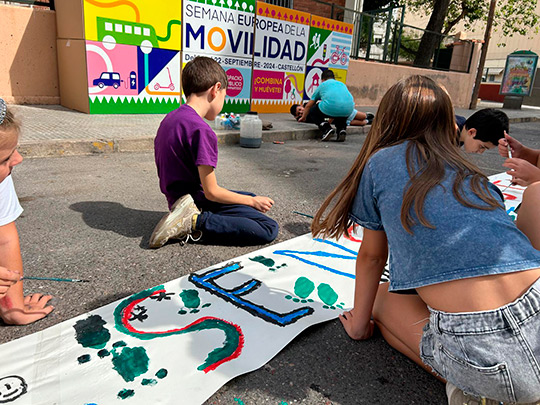 Castellón implica a más de 3.000 escolares en la Semana Europea de la Movilidad 