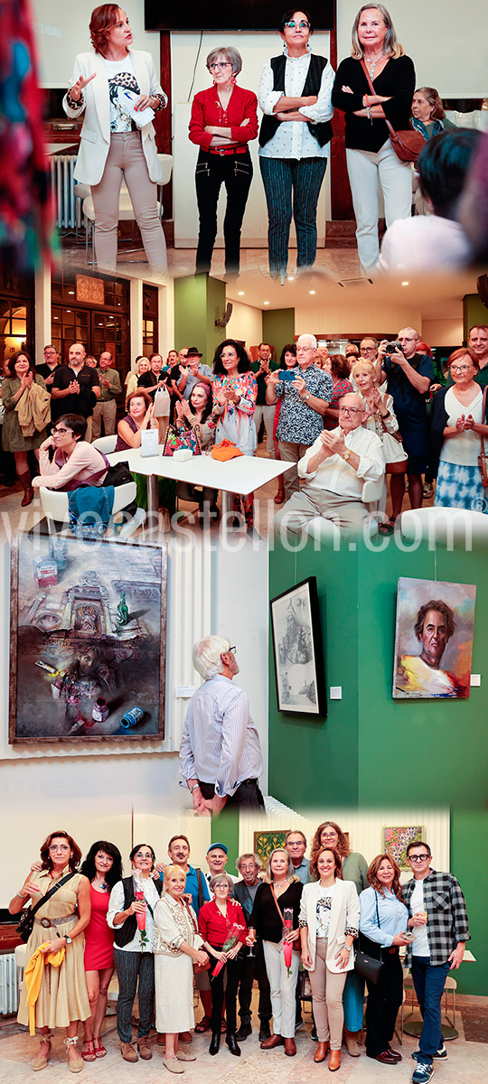 Inauguración de la exposición de las pintoras Ana Parejo, Mari Carmen Aldás y Mari Carmen López Olivares Inauguración de la exposición de las pintoras Ana Parejo, Mari Carmen Aldás y Mari Carmen López Olivares