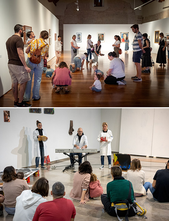 El Consorci de Museus refuerza sus actividades para acercar los museos los bebés y sus familias