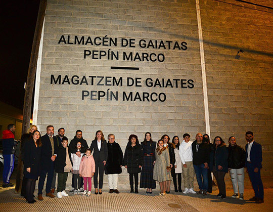 El artista gaiatero Pepín Marco da nombre desde hoy al Almacén de Gaiatas