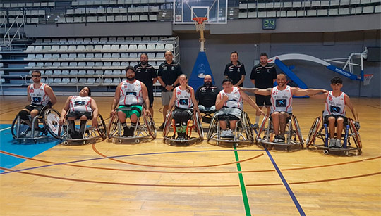 La selección valenciana de baloncesto en silla de ruedas Sub-22 prepara en Castellón el Campeonato de España 