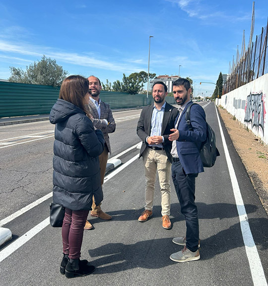 Castellón amplía el carril bici de la avenida l’Alcora en la apuesta del gobierno municipal por la movilidad sostenible 