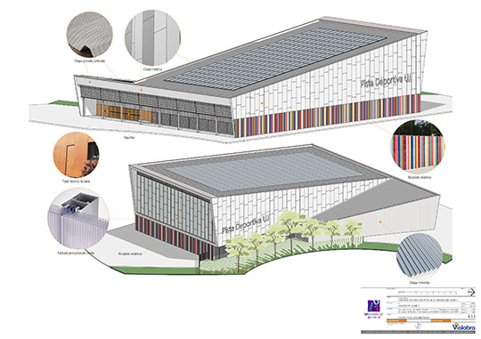 La UJI completa la mejora de espacios docentes en el ámbito deportivo con la cubrición de las pistas de baloncesto al aire libre