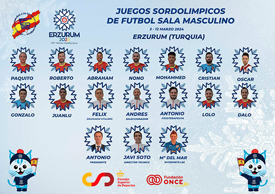 Cinco futbolistas del CD Castellón – ASORCAS, a los Juegos Sordolímpicos