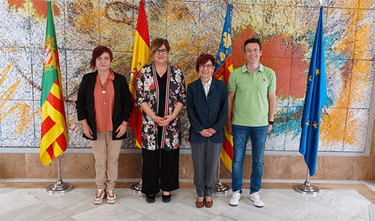 Encuentro institucional y mesa de trabajo entre Cruz Roja en Castellón y la Subdelegación del Gobierno en Castellón