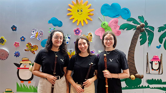 Estudiantes del Conservatorio Superior realizan sus prácticas en el Hospital Provincial de Castelló con actuaciones musicales en vivo