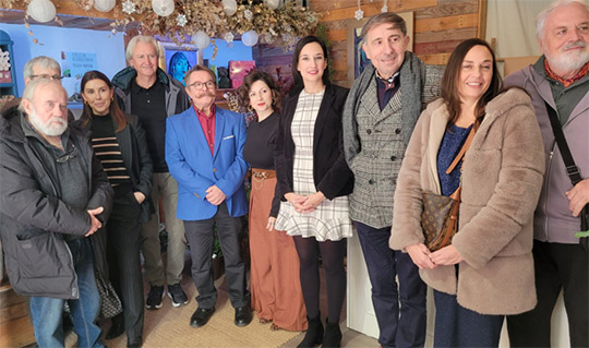 Inauguración de la exposición de Luís Bolumar, El árbol de los sueños 